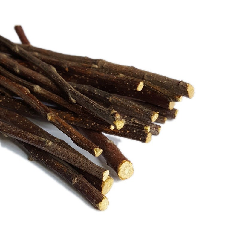 sharllen 100g (3.5oz) Apple Sticks Pet Snacks Chew Toys for Guinea Pigs Chinchilla Squirrel Rabbits Hamster - Image 2
